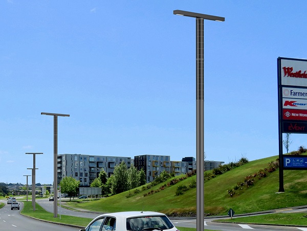 Solar Street Light Poles ISPL-C-GW Series Project Case