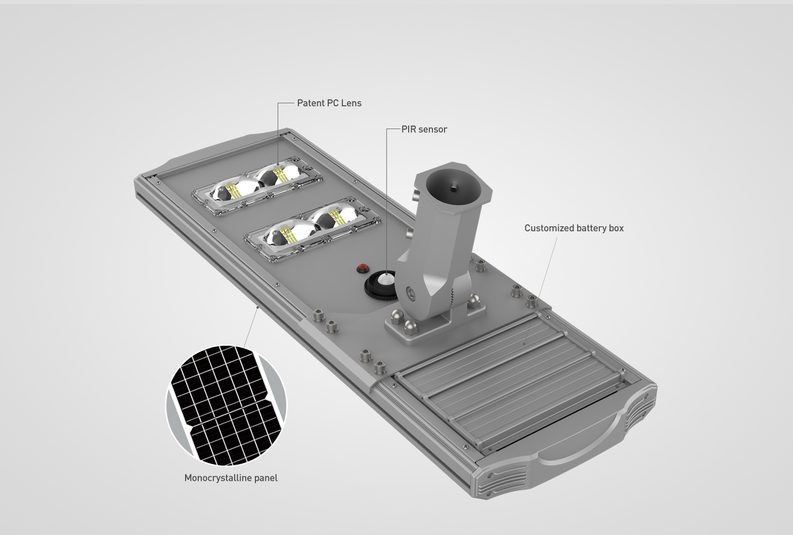 all in one solar street light