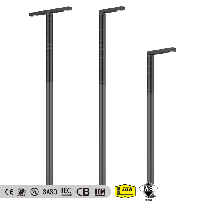 ISPL-C-GW Series Round shape vertical Solar PV poles