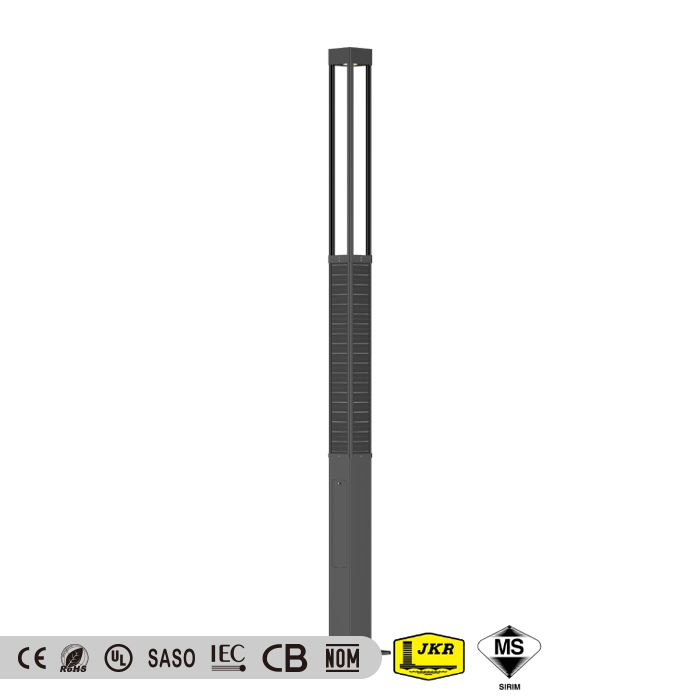 ISPL-PA Series vertical solar PV poles 3M