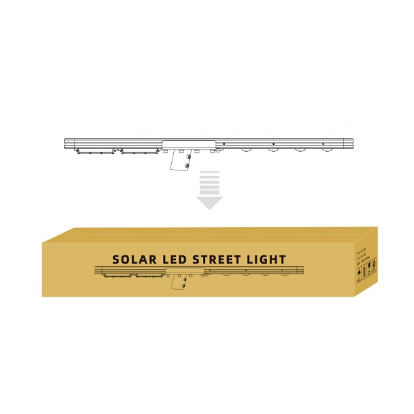 How to package Solway's solar street light products？