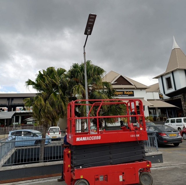 Municipal solar street lights