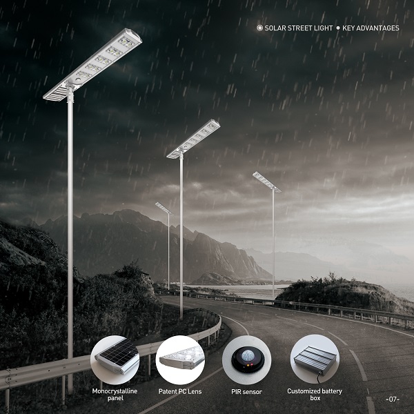 Solar lamp ip66 and solar light ip67