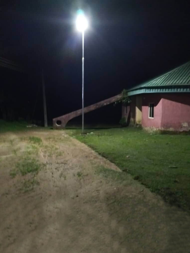 Solway All-in-one solar street lighting solution for University project in Africa