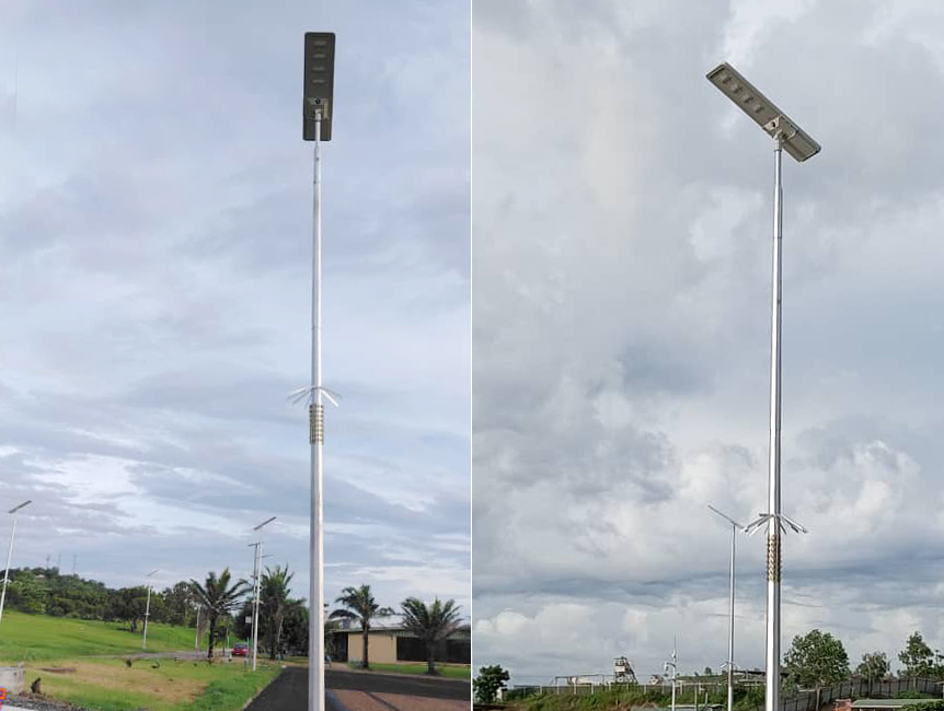 Solway ASP-plus-4 All in one solar street lighting solution for airport project in Southeast Aisa
