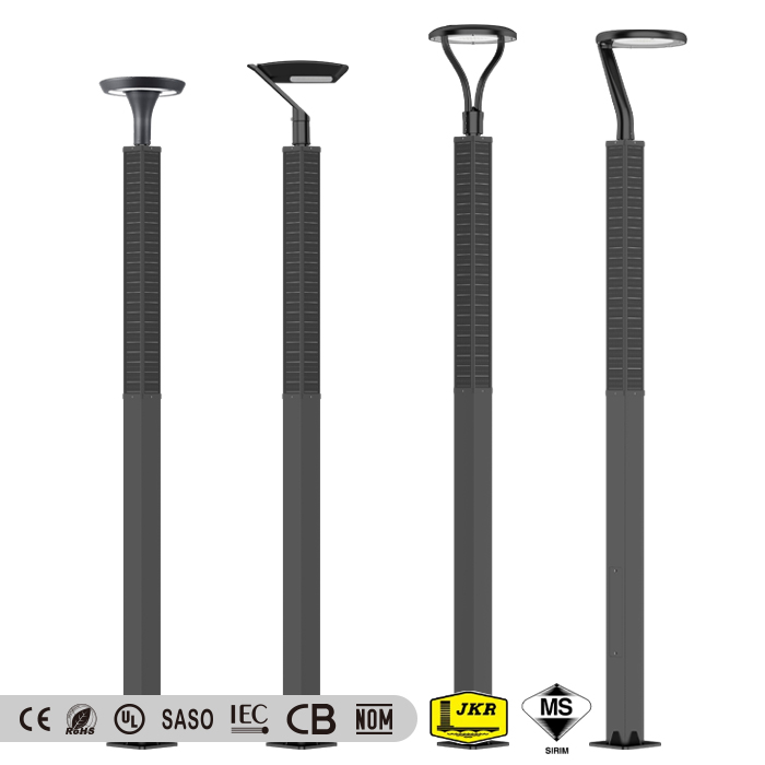 ISPL-GN Series vertical solar PV poles 3M