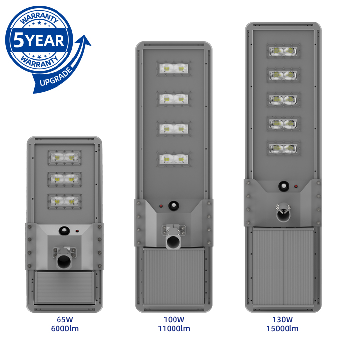 ASP PLUS all in one integrated solar street light Intelligent Control Solar Luminaires